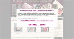 Desktop Screenshot of libertines-coquines.com